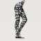Black and White Abstract Leggings