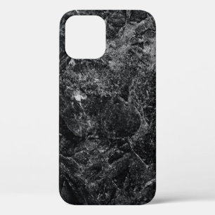 Black and white abstract painting iPhone 12 case