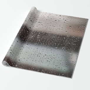 Black and white abstract painting wrapping paper