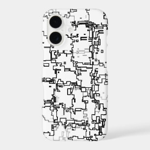 Black and White Abstract Pattern