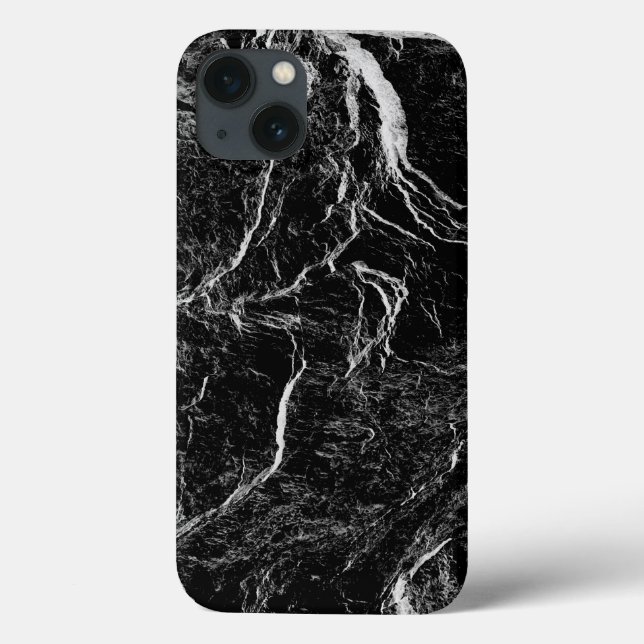 Black and White Abstract Pattern Case-Mate iPhone Case (Back)
