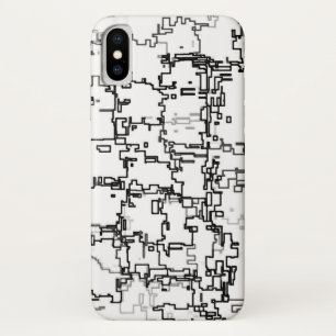 Black and White Abstract Pattern Case-Mate iPhone Case