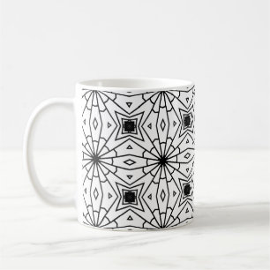 Black and White Abstract pattern Coffee Mug