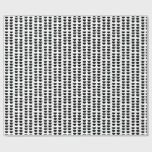 Black and White Abstract Shapes Wrapping Paper