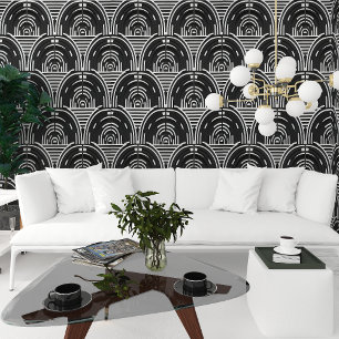 Black and White Abstract Wallpaper