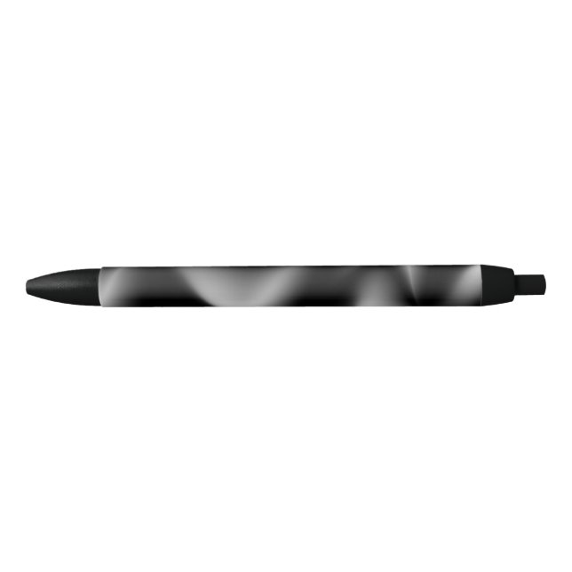Black and White Abstract Zebra Ink Pen (Front)