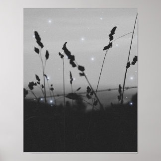 Black and White Aesthetic Poster