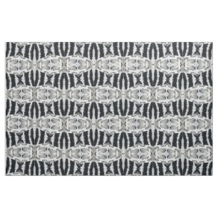 Black and White African Print Fabric