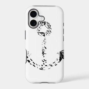 Black and White Anchor of Leopard
