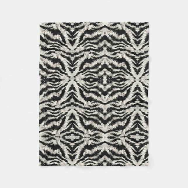Black and White Animal Blanket (Front)