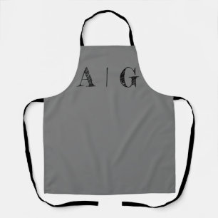 Black and White Apron- Customisable Apron