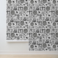 black and white Architectural Blueprint Engineer