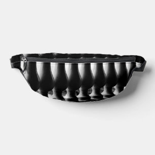 Black and White Architecture Bum Bags