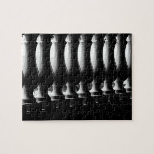 Black and White Architecture  Jigsaw Puzzle