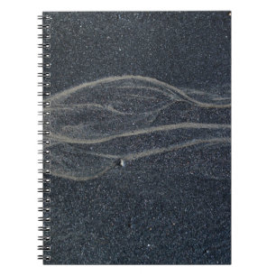 Black and white area rug notebook