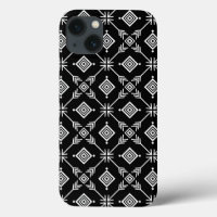 Black and White Arrow Tribal Print