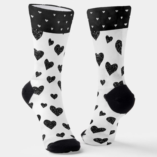 Black and White Art Deco Look Socks (Creator Uploaded)