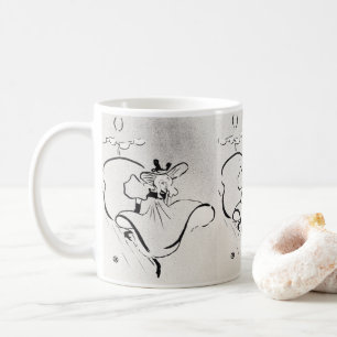 Black and White Art Jane Avril by Toulouse Lautrec Coffee Mug