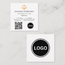 Black and White Attorney Design