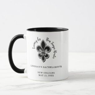 Black and White Bachelorette Party Favours Mug
