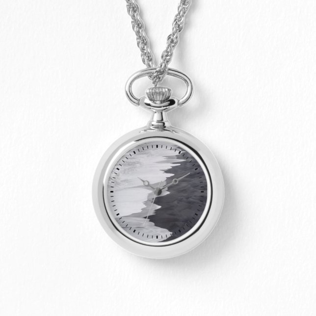 Black and white beach scenic watch (Front)