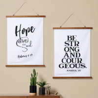 Black and White Bible Verse Set of two