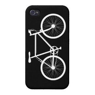 Black and White Bicycle Case For The iPhone 4