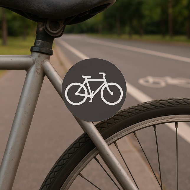 Black And White Bicycle Symbol Stickers (Creator Uploaded)