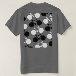 black and white bicycles, modern & stylish T-Shirt