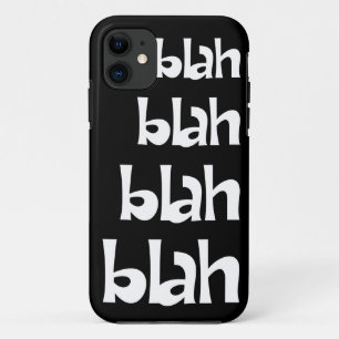 Black and White Blah Blah Blah iPhone 5s Case