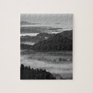 Black and White Bled Jigsaw Puzzle