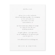 Black and White Boho Photo Wedding Modern