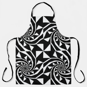 Black and white bord design, ornament art, home apron