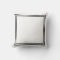 Black and White Border Framed Throw Pillow