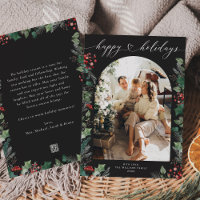 Black and White Botanical Berries Photo 