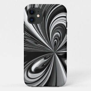 Black and White Bow Abstract Case-Mate iPhone Case