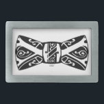 Black and White Bow Tie Belt Buckle<br><div class="desc">Black and White Bow Tie</div>