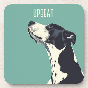 Black and White Boxer Coaster
