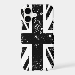 Black and White British Flag iPhone Case Mate Arti