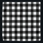Black and White Buffalo Check Bandanna<br><div class="desc">This cute bandanna is the perfect accessory for you,  your child or your favourite dog.</div>