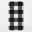 Black and White Buffalo Check Phone Case
