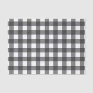 Black and white Buffalo check plaid tissue paper! Paper
