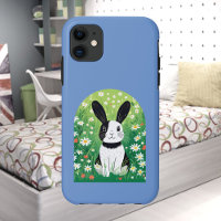 Black And White Bunny iPhone / iPad case