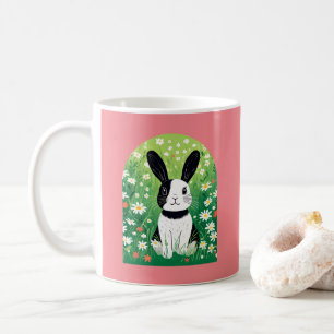 Black And White Bunny Mug
