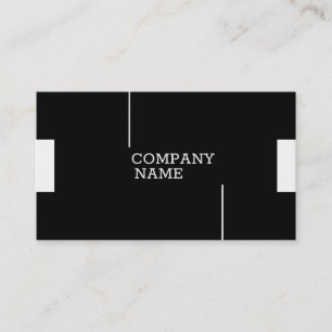Black And White Business Card