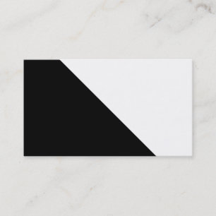 Black and White Business Card