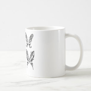 Black And White Butterflies Coffee Mug