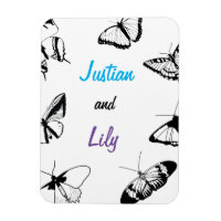 Black and White Butterflies