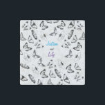 Black and White Butterflies wedding Stone Magnet<br><div class="desc">Fashionable modern chic wedding design,  perfect for weddings,  daily life,  and bridal showers. These simple butterflies go with almost anything and everything.</div>