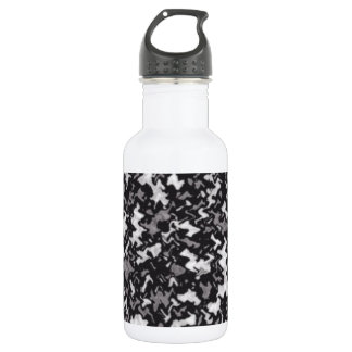 Black And White Camouflage 532 Ml Water Bottle